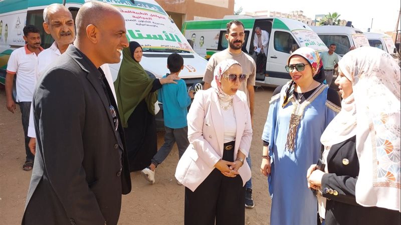جانب من فعاليات القافلة،