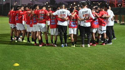 منتخب مصر المشارك في كأس العرب يواصل استعداداته لمواجهة المغرب (صور)