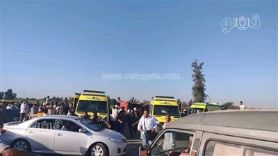 أسماء 15 مصابا في حادث انقلاب ميكروباص بطريق الحادثة – القناطر الخيرية