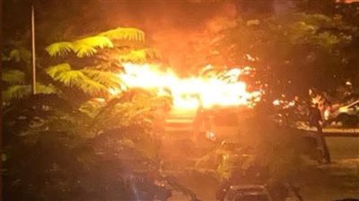 القبض على 3 مراهقين تسببوا في احتراق 4 سيارات بالتجمع الأول (صور)