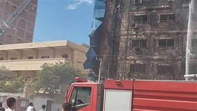 السيطرة على حريق هائل بأحد المستشفيات الخاصة بالإسكندرية 