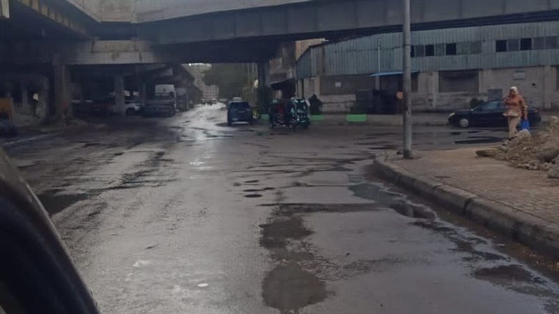 أمطار بالإسكندرية