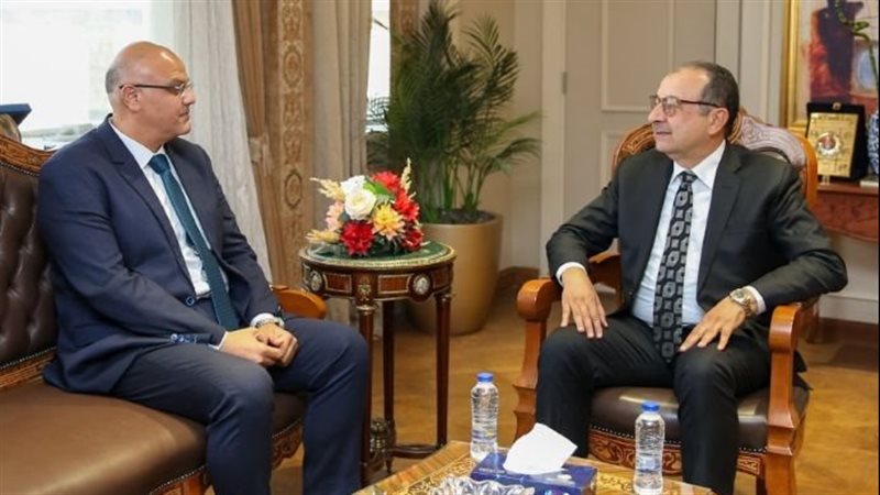 محافظ القليوبية خلال