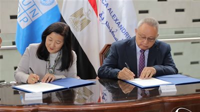 توقيع اتفاقية تعاون بين مكتبة الإسكندرية وبرنامج الأمم المتحدة الإنمائي في مصر