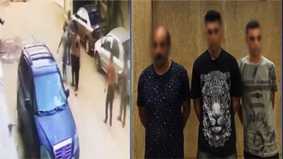 القبض على شخصين بعد التعدي على ثالث وتحطيم سيارته بحلوان