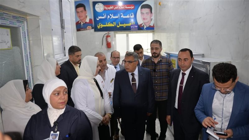 افتتاح مبني في مستشفي