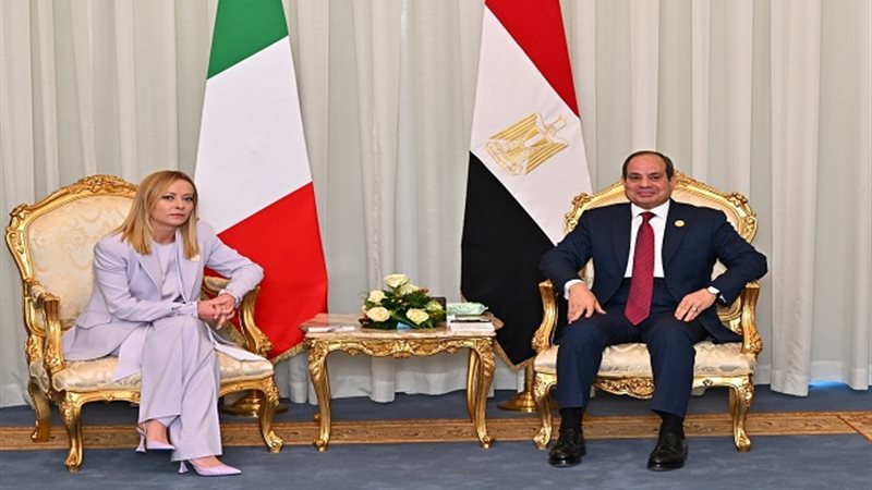الرئيس السيسي ورئيسة