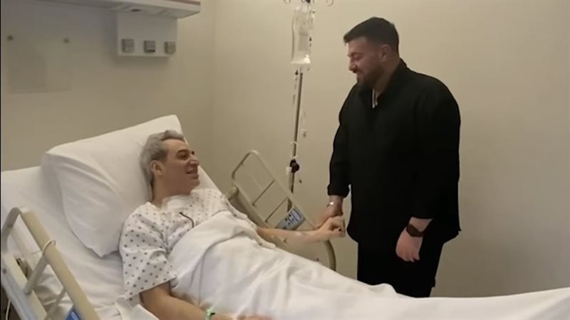 أحمد ماضي في المستشفى