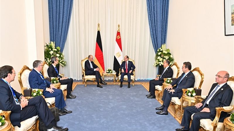 الرئيس السيسي والمستشار