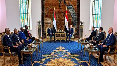 قمة مصرية سودانية بالقاهرة.. السيسي يؤكد للبرهان دعم مصر الكامل لوحدة السودان وسيادته وسلامة أراضيه.. ويرفض أي محاولات من شأنها تهديد أمنه أو تشكيل أي كيانات حكم موازية للحكومة الشرعية