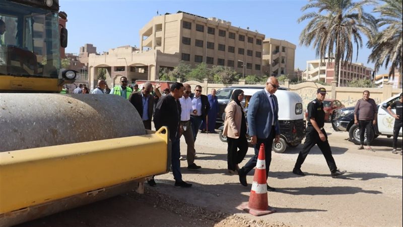 محافظ القليوبية خلال