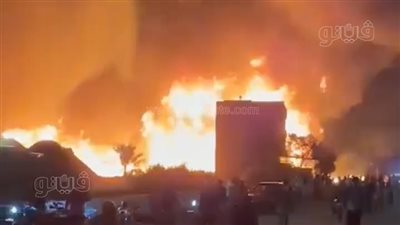 الدف ع بـ 6 سيارات إطفاء لإخماد حريق مزرعة دواجن بالقليوبية 