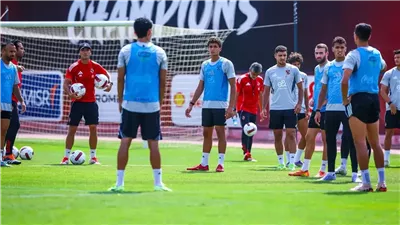 استعدادا لمباراة شبيبة القبائل، انتظام الدوليين في مران الأهلي اليوم 