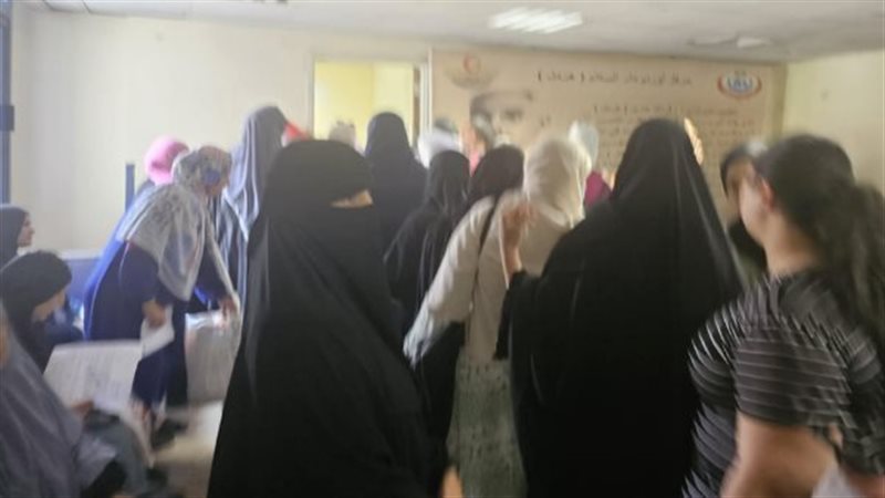مرضى الأورام في مستشفى