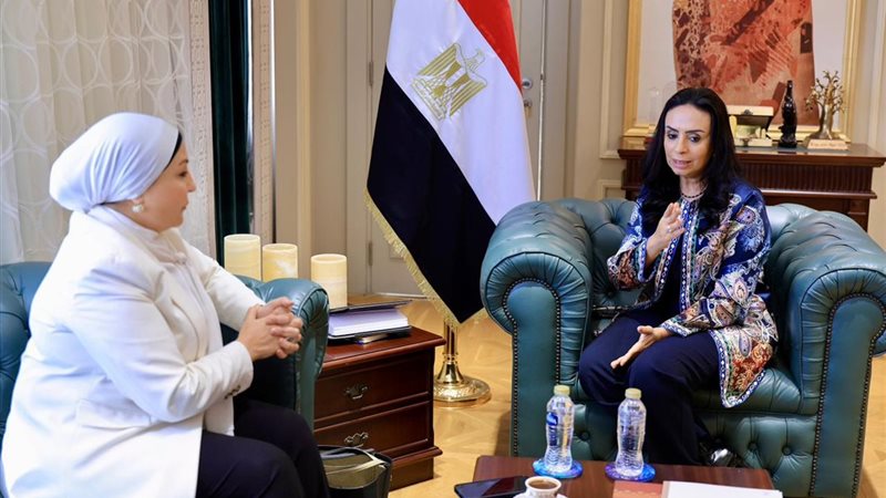 مايا مرسي وزيرة التضامن