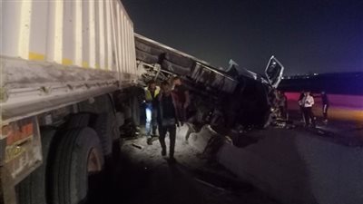 تشكيل لجنة من المرور لتحديد أسباب حادث طريق السويس