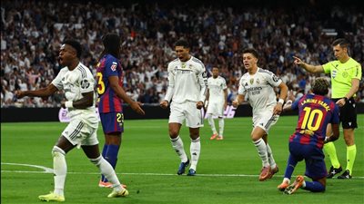 ركلة جزاء وهدف ملغي، نتيجة مباراة ريال مدريد وبرشلونة بعد مرور 15 دقيقة