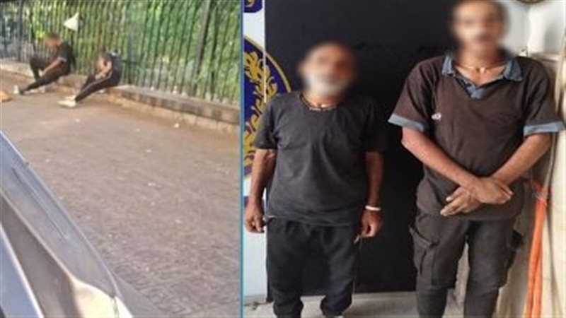  ضبط شخصين لتعاطيهما
