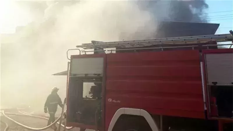 السيطرة علي حريق
