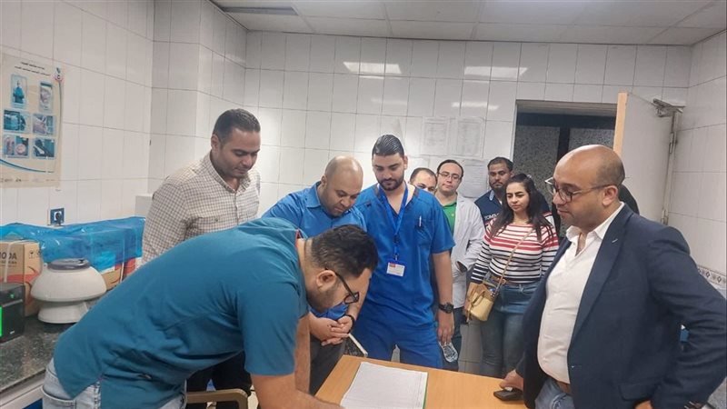  جولة تفقدية لمستشفى