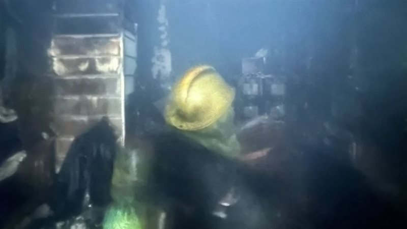 حريق بمخزن خردة بالقليوبية،