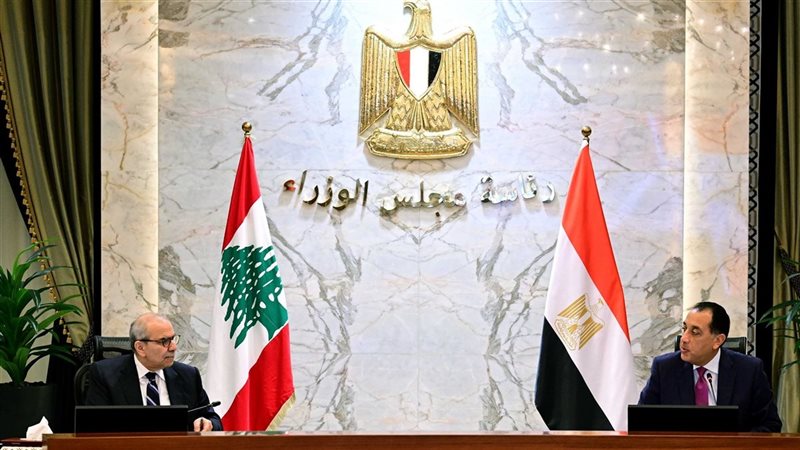 رئيسا وزراء مصر ولبنان