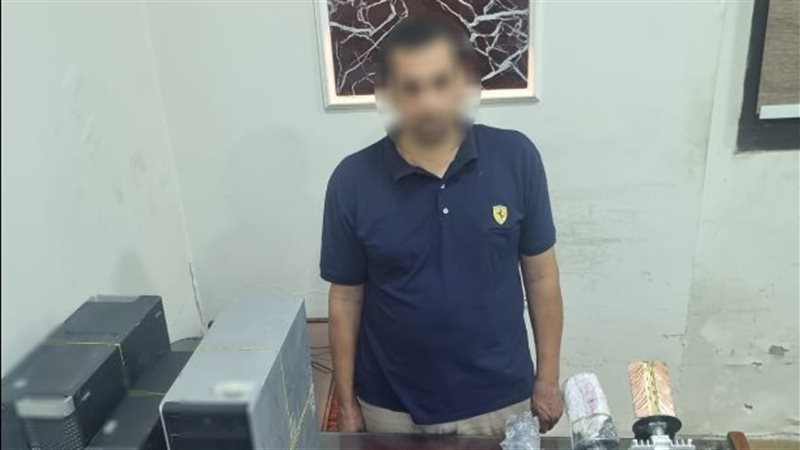  ضبط محطة بث تلفزيونى