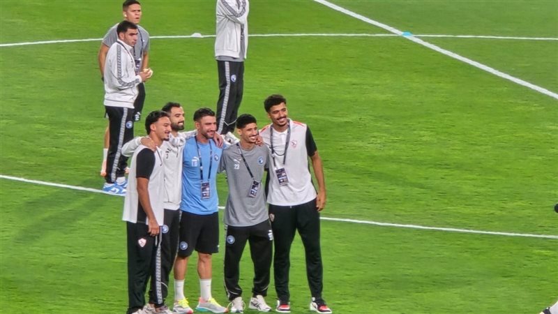 لاعبو الزمالك وبيراميدز