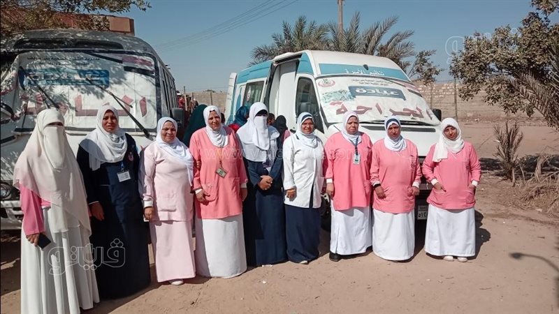 قافلة طبية بقرية
