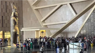 نفاد تذاكر دخول المصريين لقاعات عرض المتحف المصري الكبير اليوم الجمعة وغدا السبت