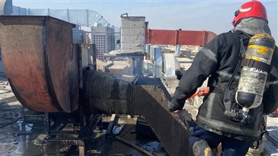 إخماد حريق محدود داخل مطعم بمول أرابيلا بلازا بالتجمع الخامس