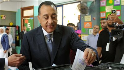 رئيس الوزراء يدلي بصوته في انتخابات مجلس النواب 2025 (صور)