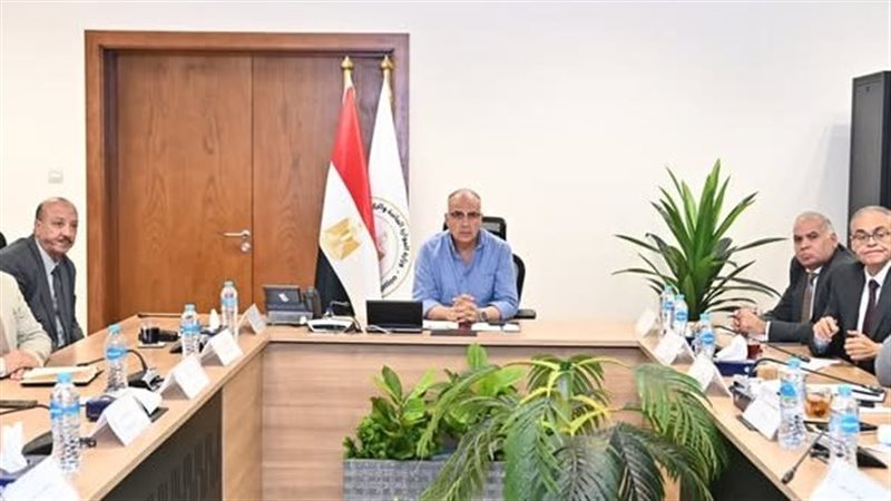 وزير الري خلال الاجتماع