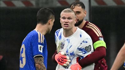 هالاند يكشف سرا وراء تسجيله هدفين في منتخب إيطاليا بتصفيات كأس العالم