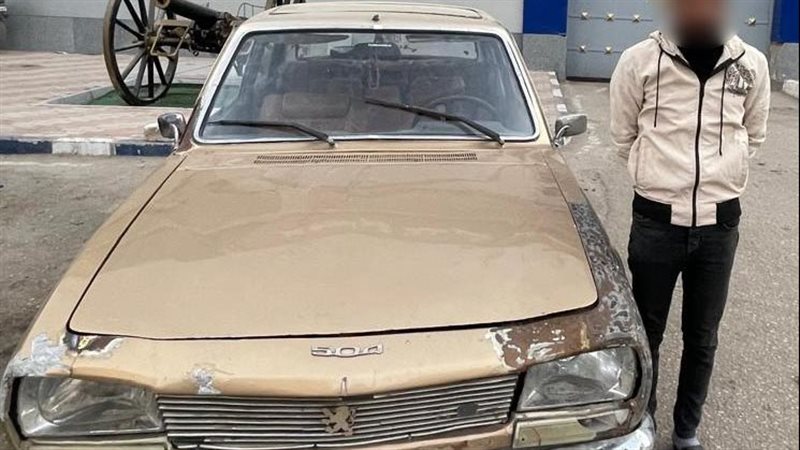 ضبط قائد سيارة اصطدمت