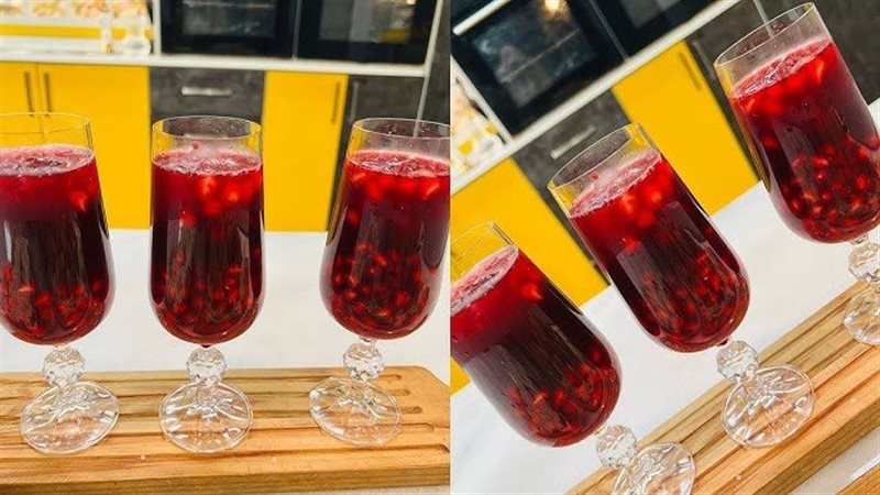 عصير الرمان بالكركدية