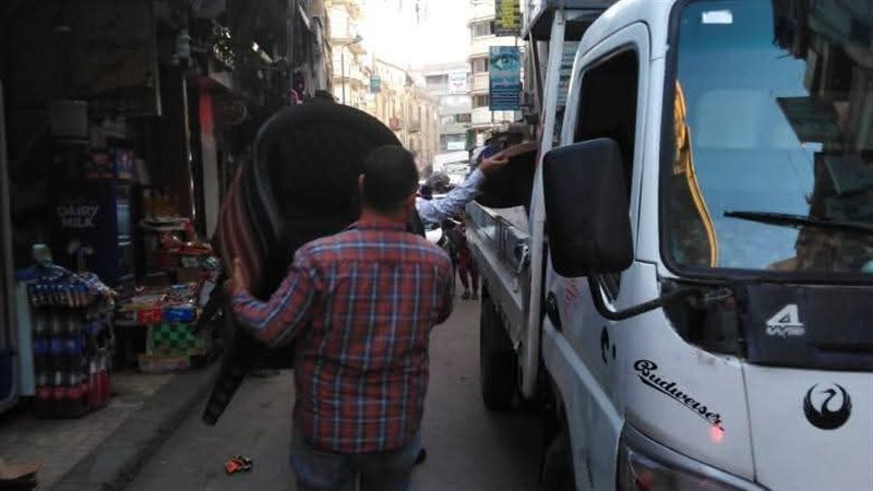 جانب من حملة الإشغالات