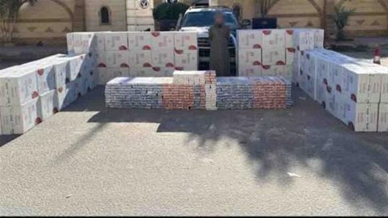 87 ألف عبوة سجائر