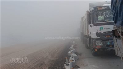 لليوم الرابع، غلق الطريق الإقليمي بالخطاطبة في المنوفية بسبب الشبورة الكثيفة (صور) 