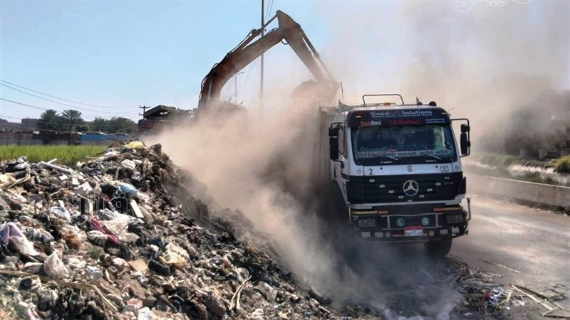 رفع مخلفات بمدينة