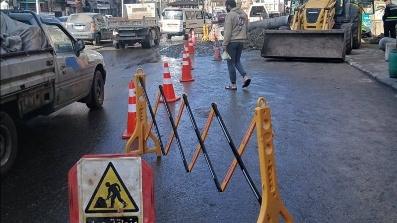 إصلاح كسر مفاجئ بخط