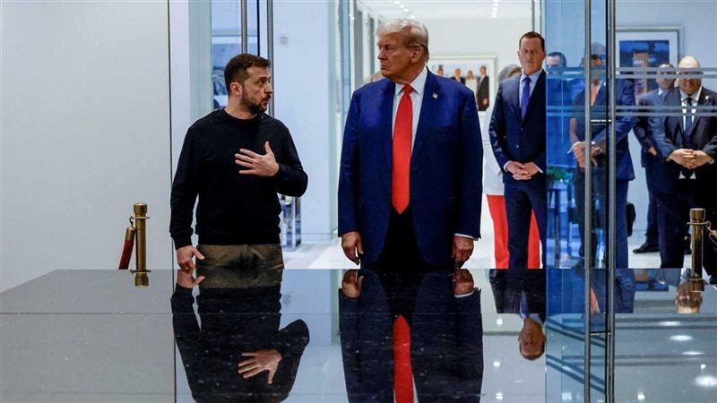 ترامب يجتمع بـ فلاديمير