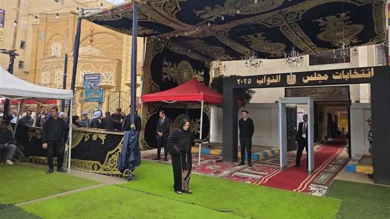 جانب من اللجان الانتخابية