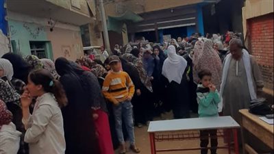 4 صور ترصد إقبال السيدات على الانتخابات بالقليوبية 