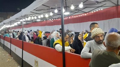 استمرار توافد المواطنين على لجان انتخابات مجلس النواب قبل غلق باب الاقتراع 