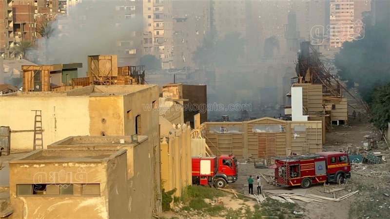 حريق استديو مصر 