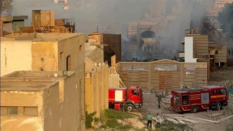 حريق ستوديو مصر 
