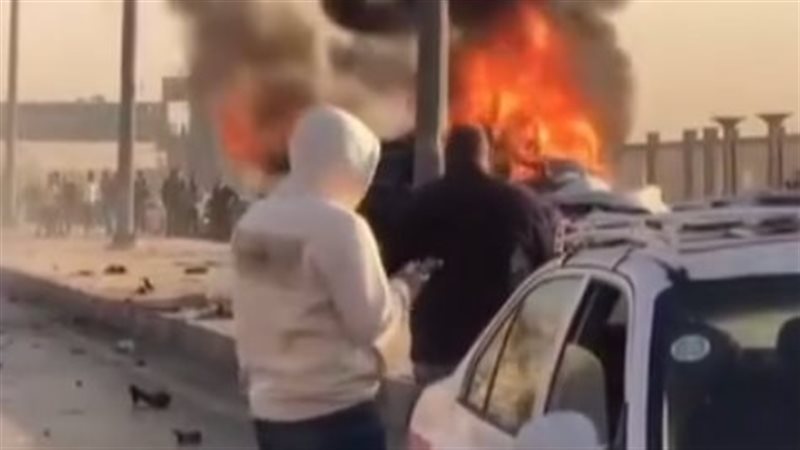 حادث مروع اشتعال