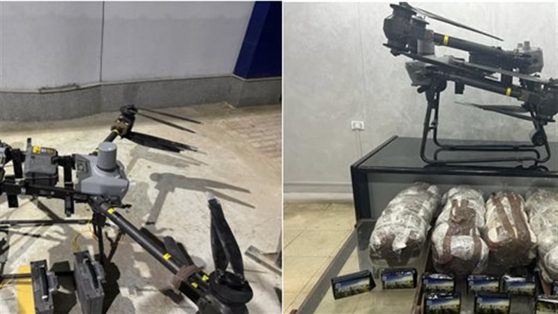 باستخدام طائرة درون..