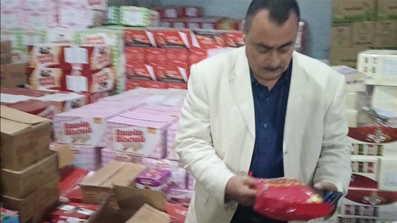ضبط مخزن كبير يعمل